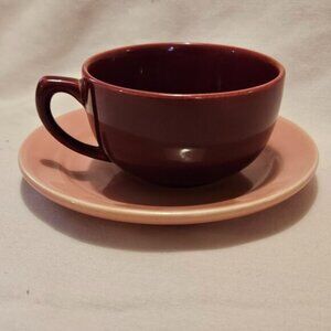 Vintage Bauerware La Linda Cup and Saucer